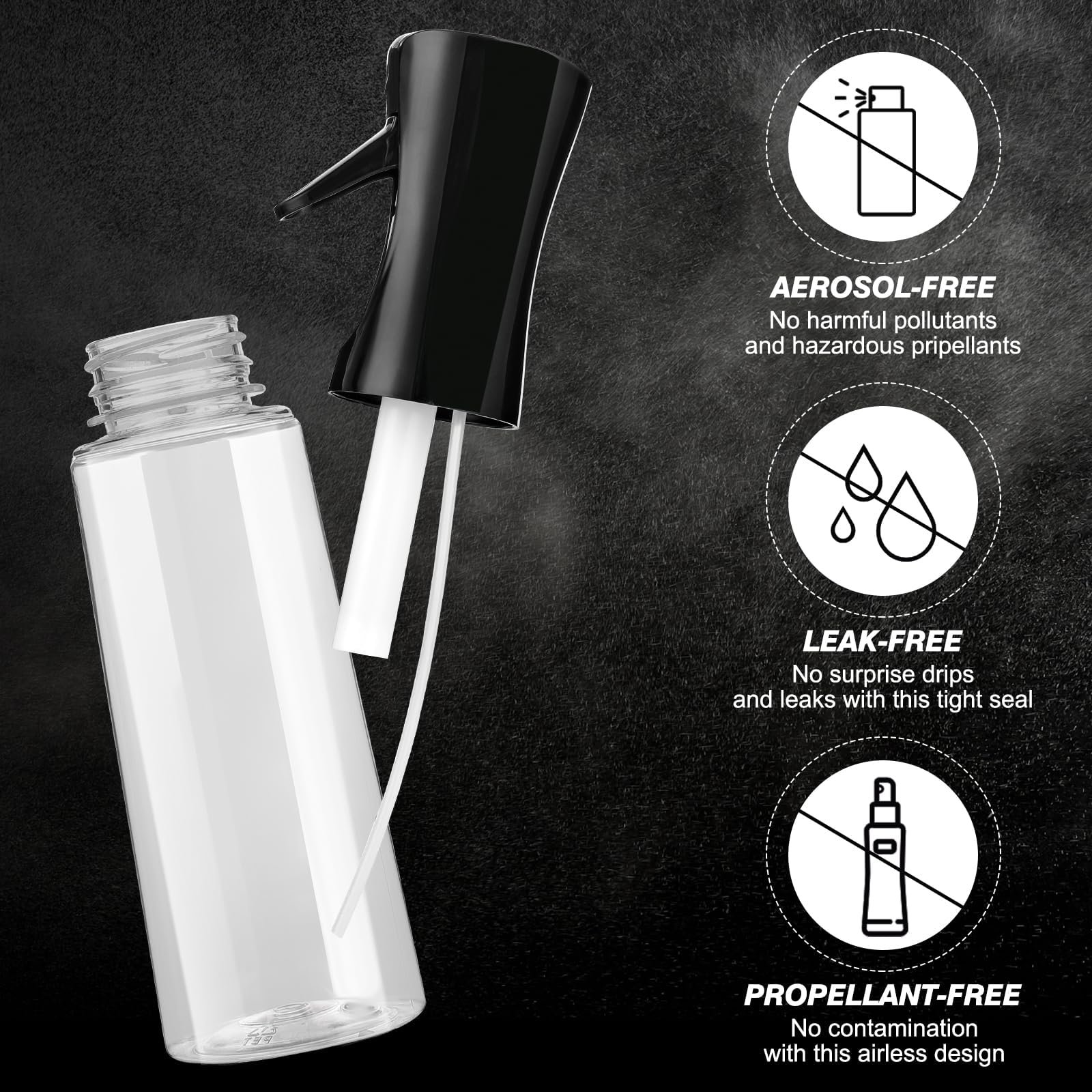 Ultra Fine Water Mister for Hairstyling ,Cleaning, Salons, Plants, Pet Care (10.1oz/300ml)