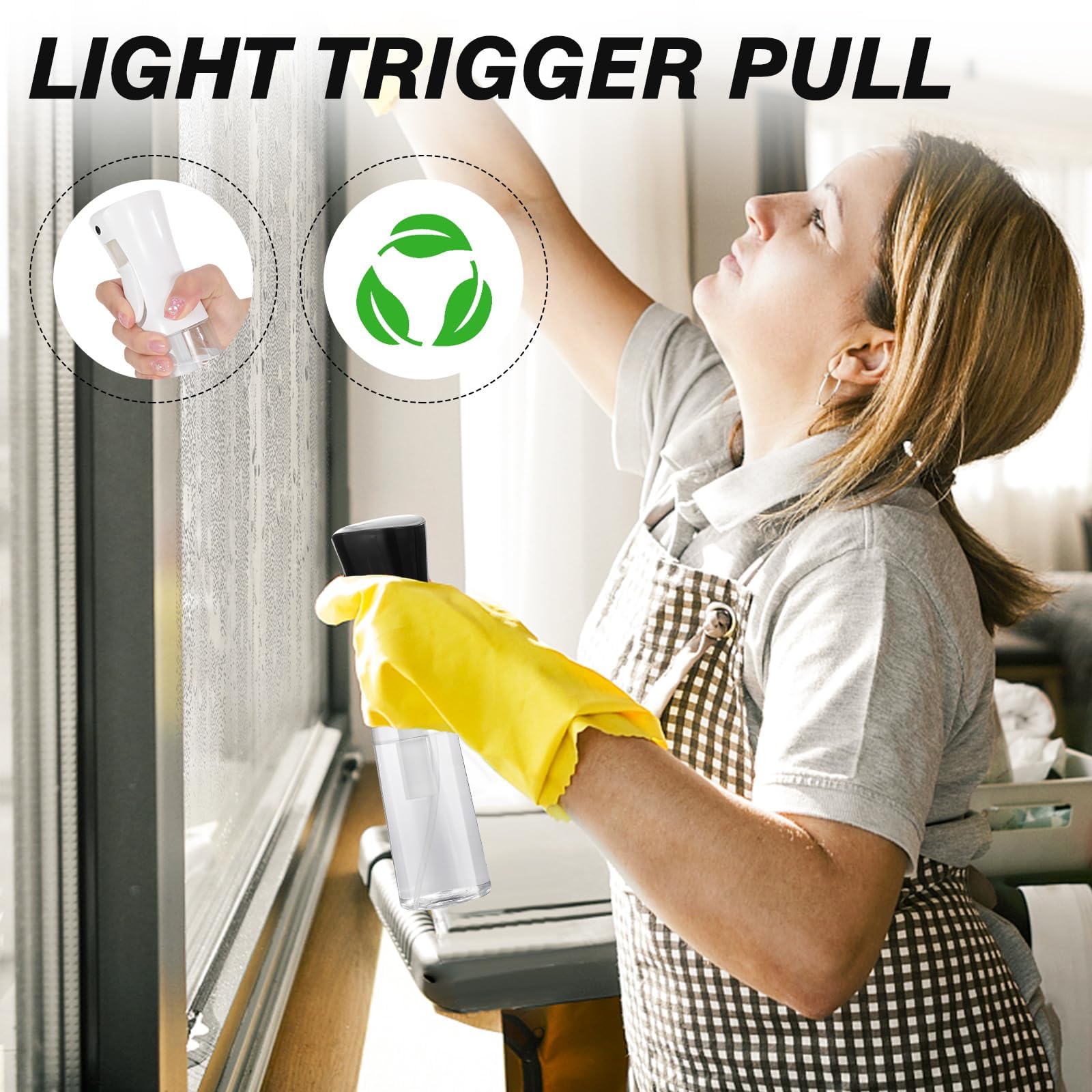 Ultra Fine Water Mister for Hairstyling ,Cleaning, Salons, Plants, Pet Care (10.1oz/300ml)