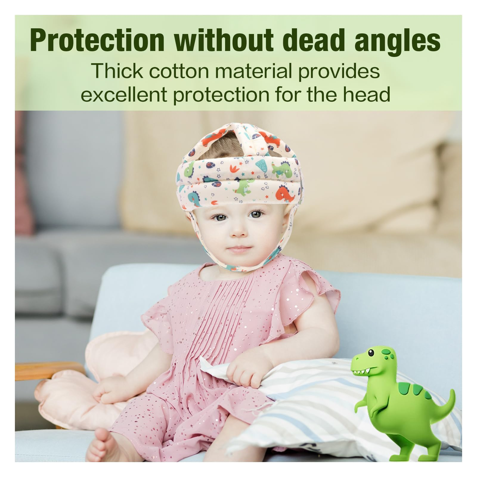 Baby Head Protector - Baby Helmet for Crawling Walking Running - No Bumps and Soft Cushion