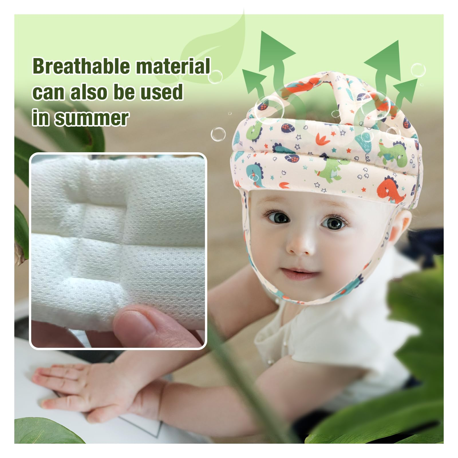 Baby Head Protector - Baby Helmet for Crawling Walking Running - No Bumps and Soft Cushion