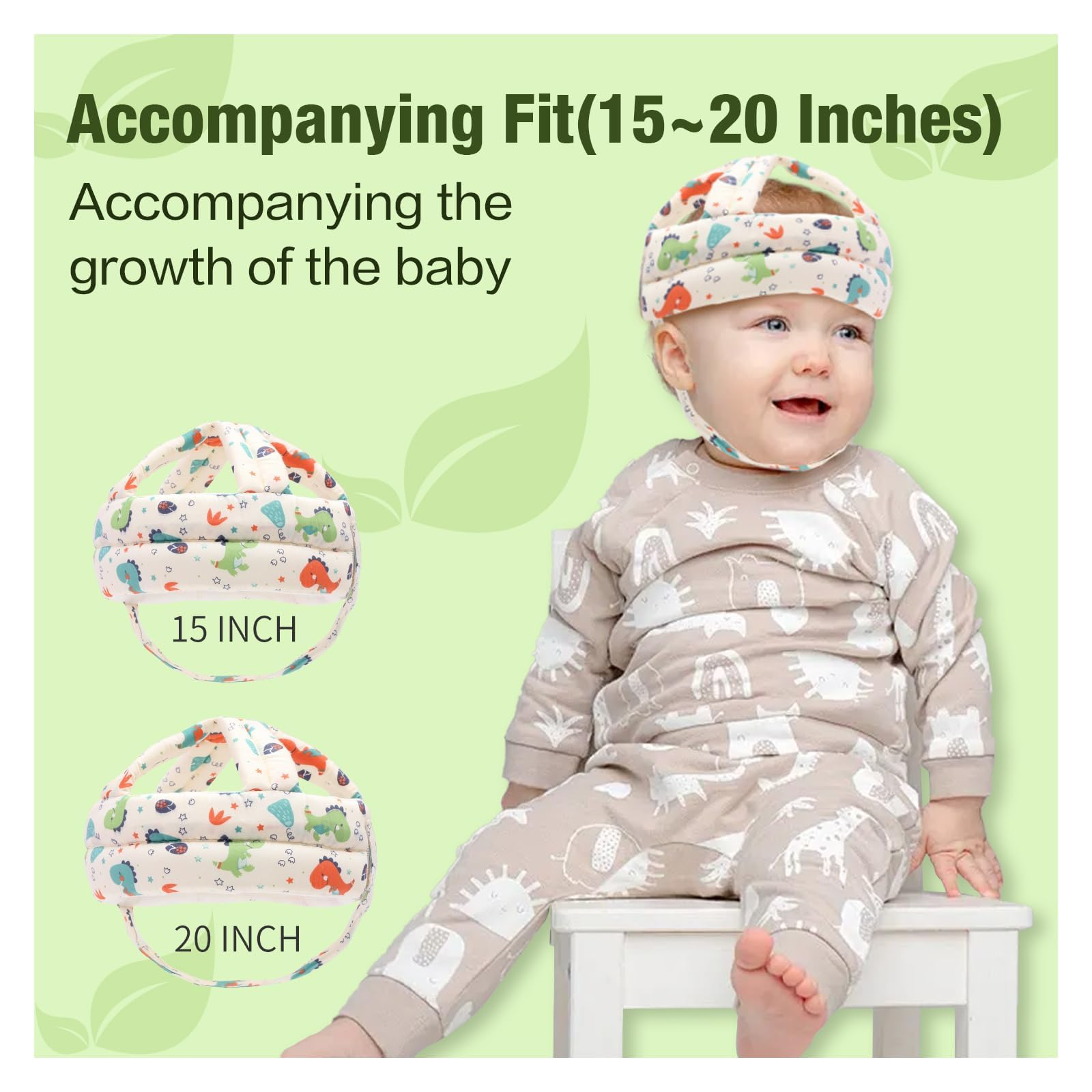 Baby Head Protector - Baby Helmet for Crawling Walking Running - No Bumps and Soft Cushion