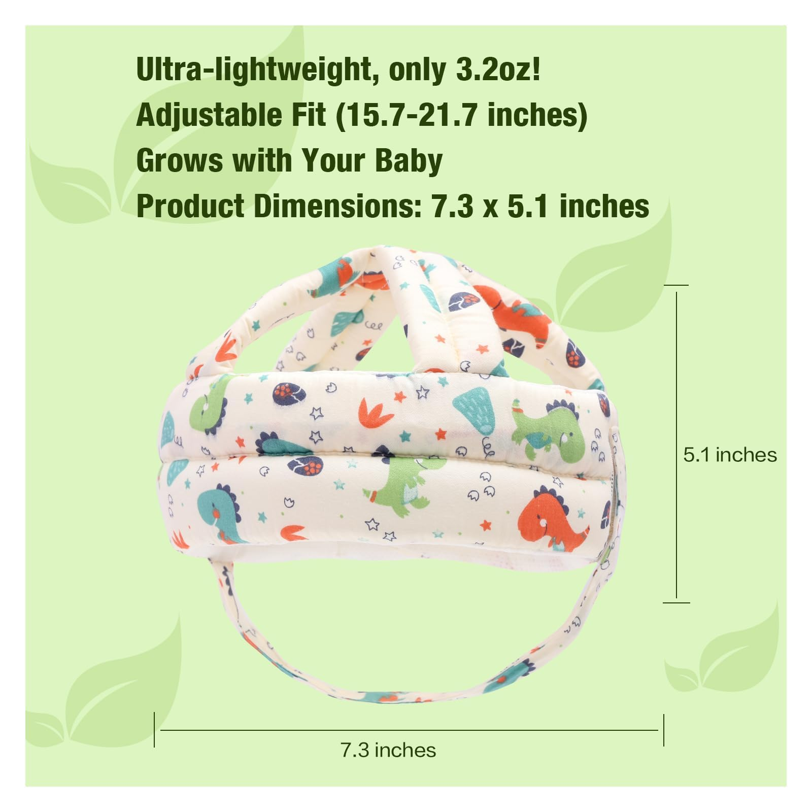 Baby Head Protector - Baby Helmet for Crawling Walking Running - No Bumps and Soft Cushion